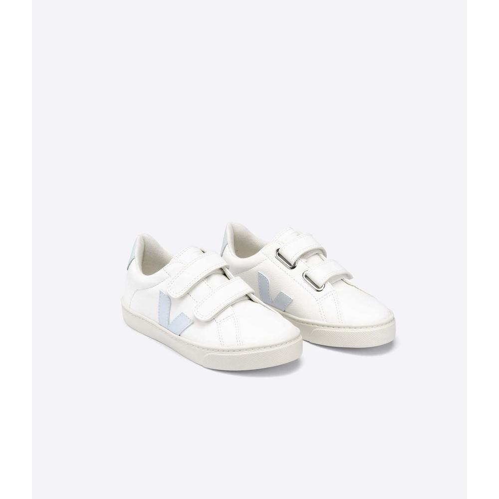 Kids' Veja ESPLAR CHROMEFREE Shoes White | ZA 728DFM